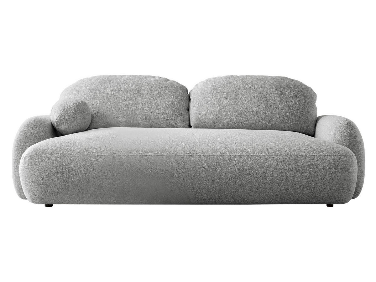 SCHLAFSOFA Mayo - Hellgrau/Schwarz, Holzwerkstoff/Kunststoff (256/85/115cm) - MIRJAN24