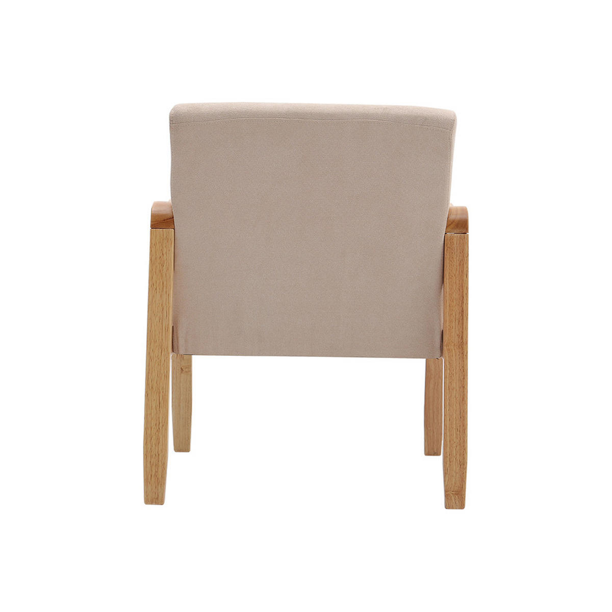 POLSTERSESSEL 70/63/78 cm Armlehnen Holzrahmen Leinen Beige - Beige/Naturfarben, Holz/Textil (70/78/63cm) - Livingandhome