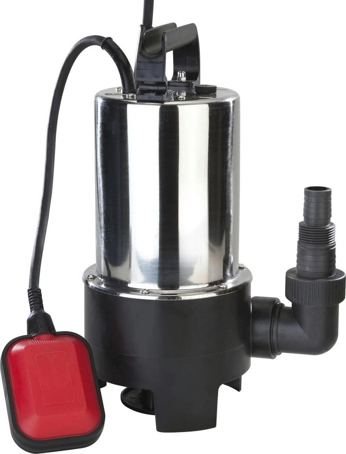 SCHMUTZWASSERPUMPE, 550 W, Edelstahl, 10.000 l/h - Silberfarben, Metall (24/20/43cm) - Westfalia
