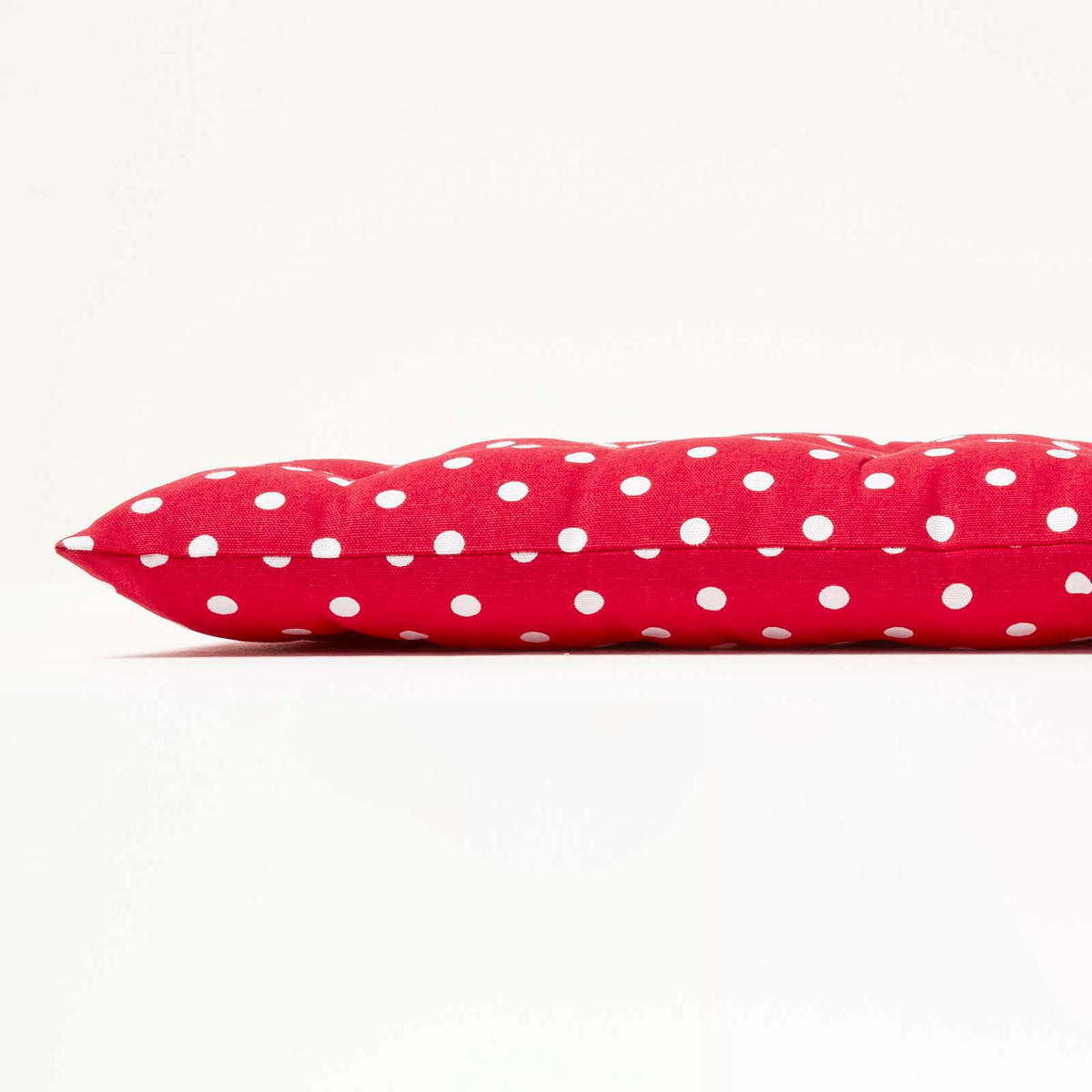 BANKAUFLAGE Polka Dots, 3-Sitzer 143/48/5 cm - Rot, Textil (143/48/5cm) - Homescapes