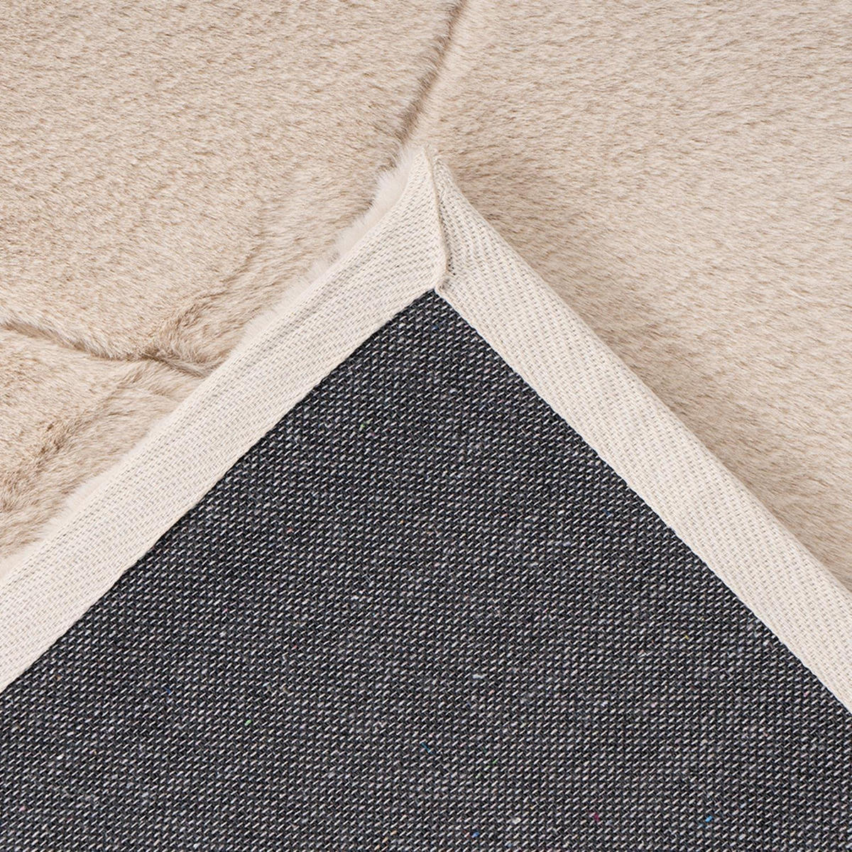HOCHFLOR-TEPPICH Moment 600 Beige 120x170 cm - Beige, Textil (120/170cm) - carpet city