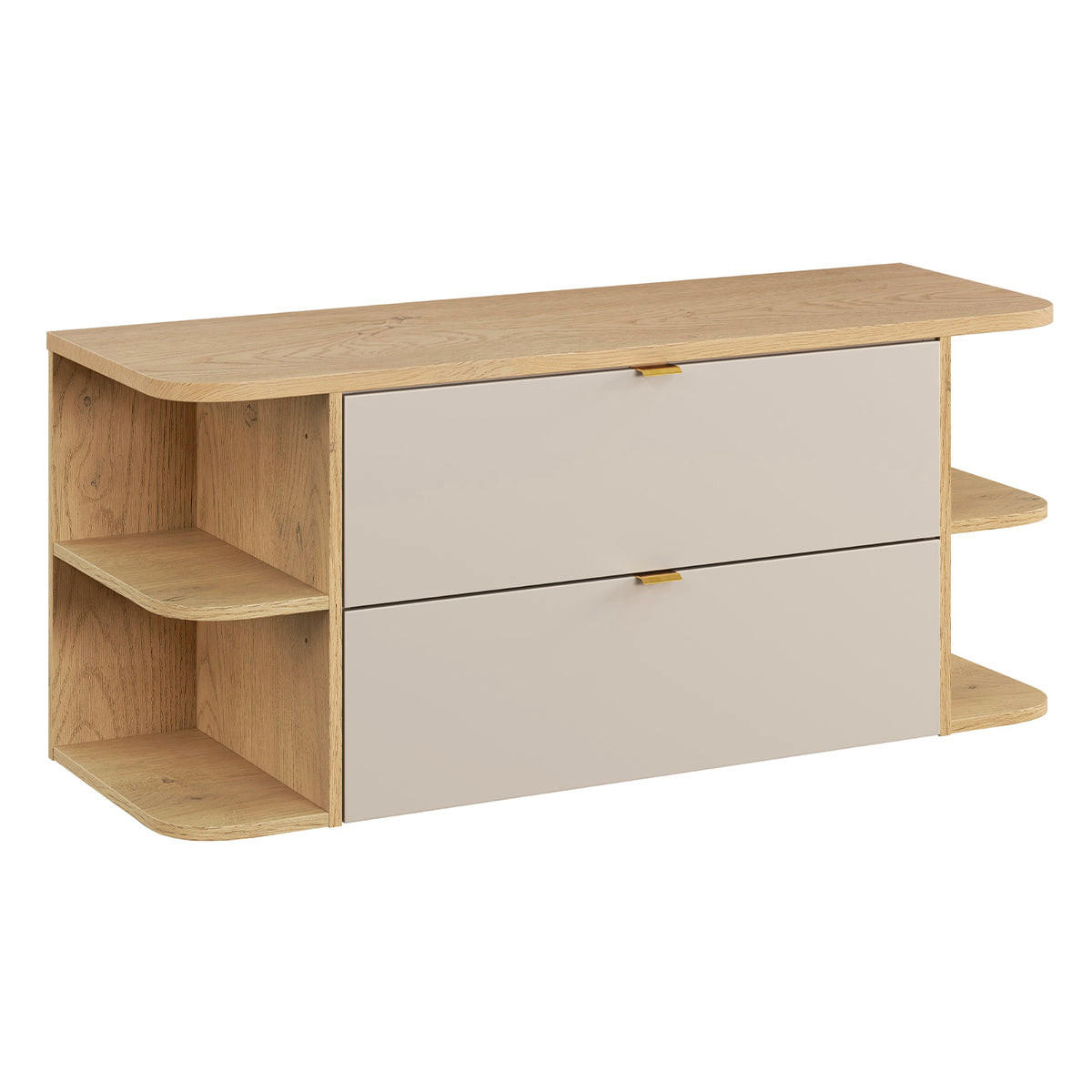 WASCHTISCHUNTERSCHRANK 120.4cm Azel Kaschmir - Beige, Holzwerkstoff (120.4/52/46cm) - Petits-meubles