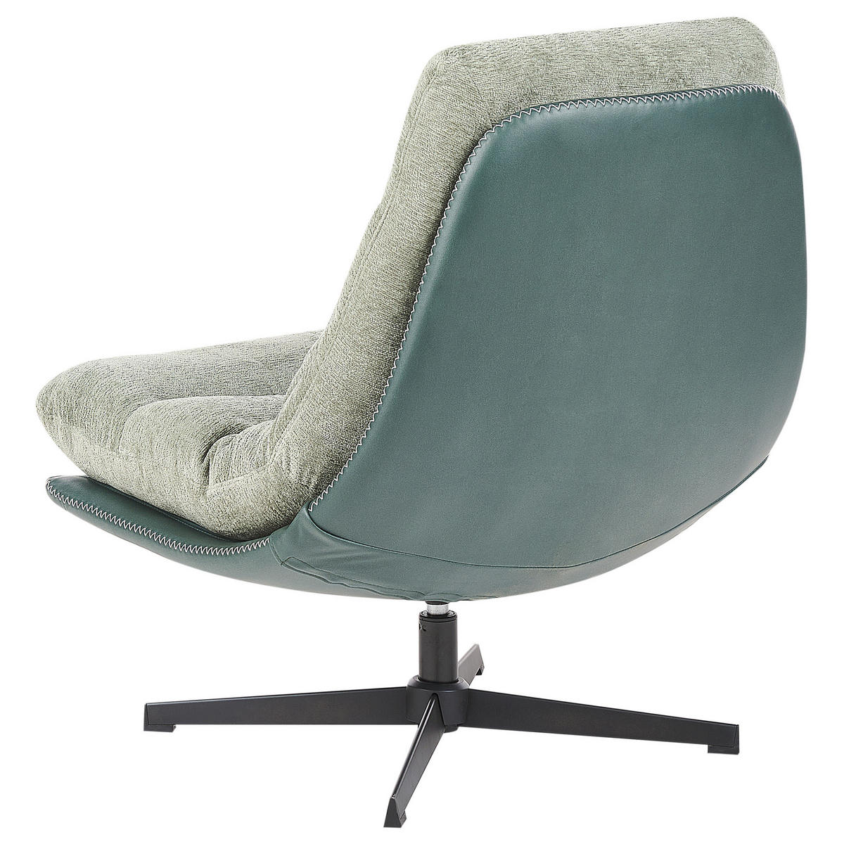 SESSEL Hellgrün Tovik - Schwarz/Grün, Textil (82/89/55cm) - Beliani