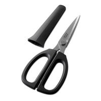 KÜCHENSCHERE Sebastian Conran, Gifu Collection, Edelstahl, Schwarz, 21 cm - Silberfarben, Metall (24.7cm) - Kai Messer