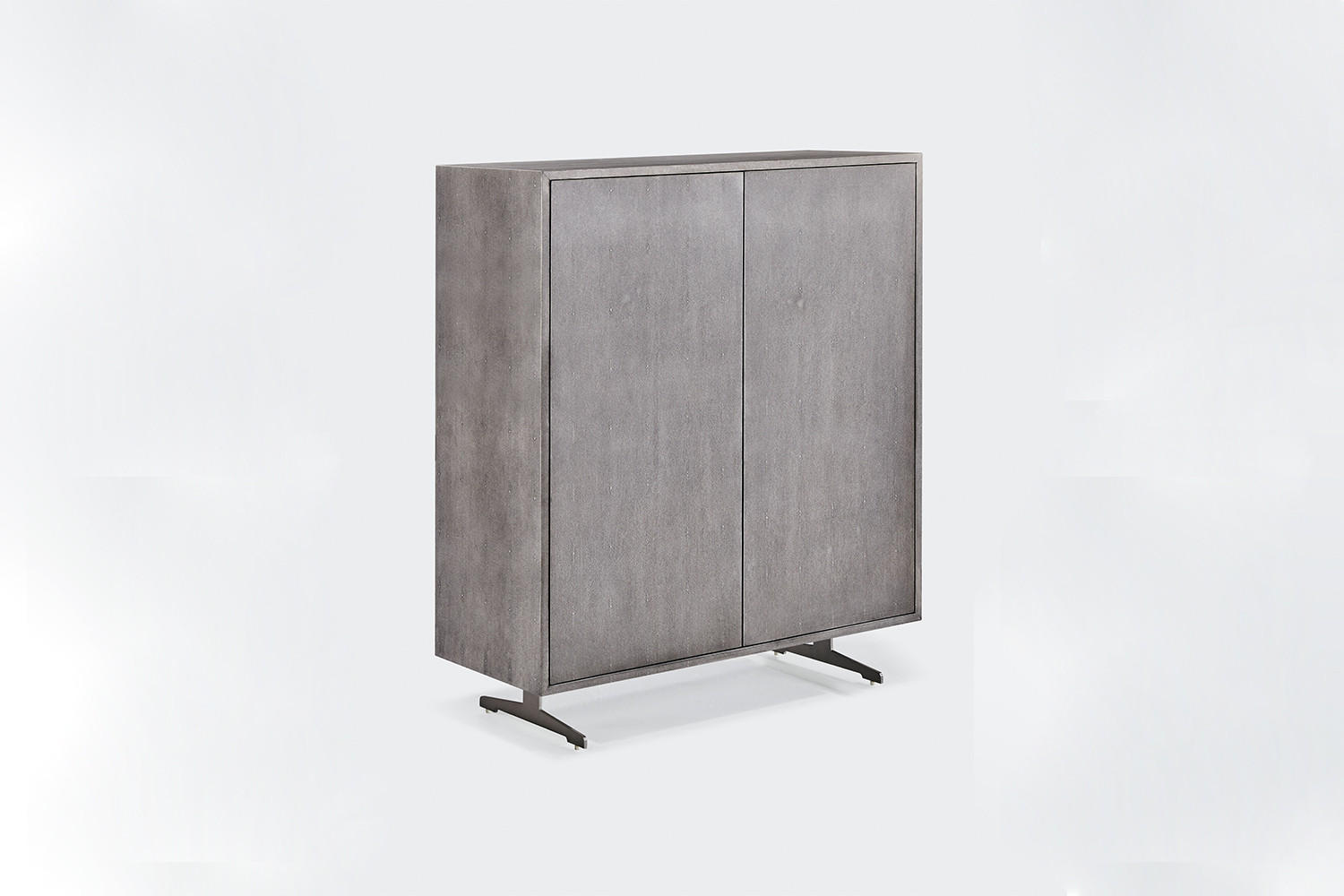 HIGHBOARD GALA Grau Holz - Grau, Holz/Metall (100/120/40cm) - KAWOLA