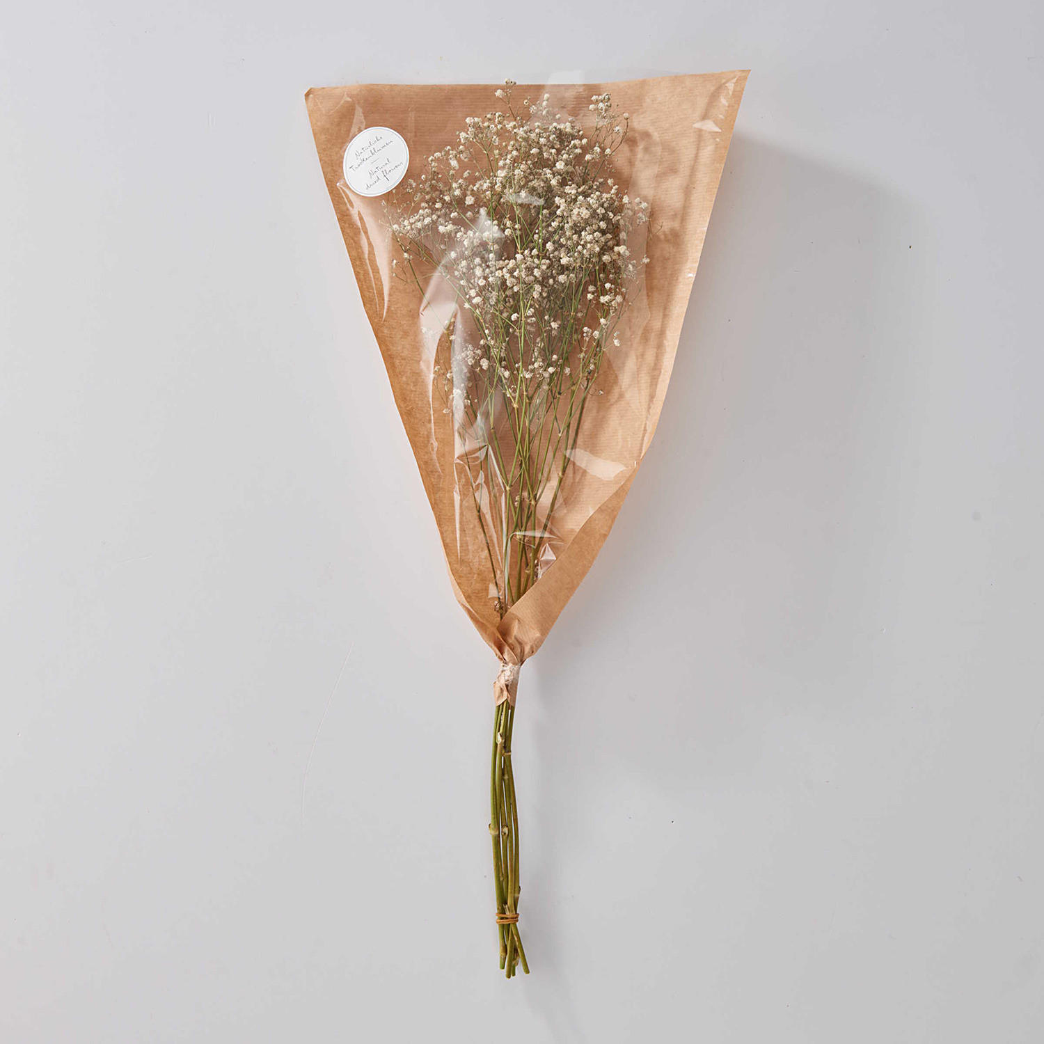 TROCKENBLUME Flower Market Schleierkraut - Weiß, Naturmaterialien (1cm) - Butlers