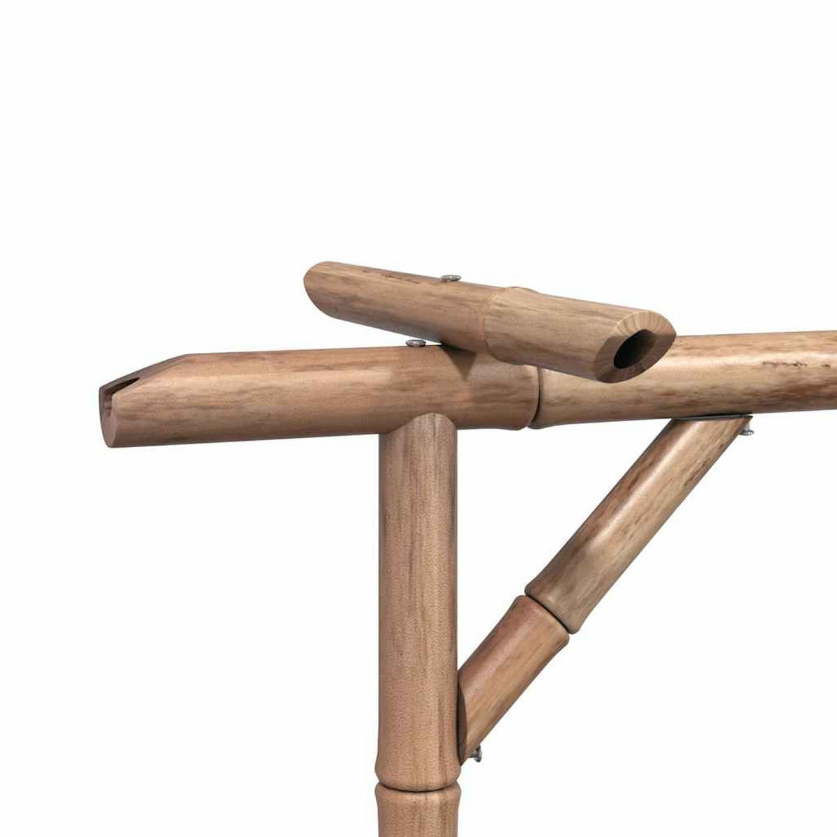 PERGOLA Bambus 385/40/205 Cm - Braun, Naturmaterialien (385/205/40cm) - vidaXL