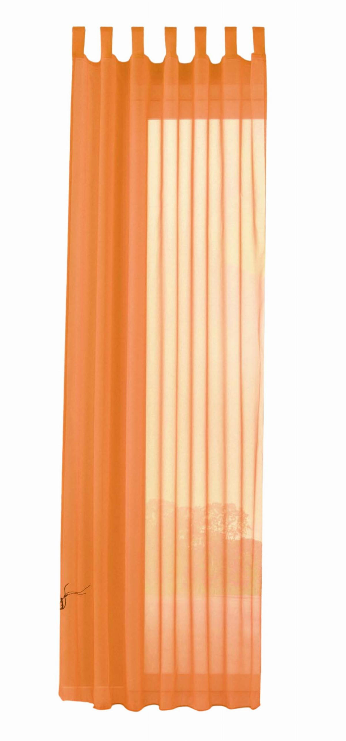 SCHLAUFENSCHAL PULA HxB 245x140 cm Orange - Orange, Textil (140/245cm) - Gardinenbox