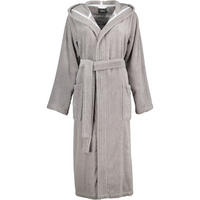 BADEMANTEL DAMEN KAPUZE SAUNA TIME 832 STEIN - 70 - Grau, Textil (Snull) - Cawö