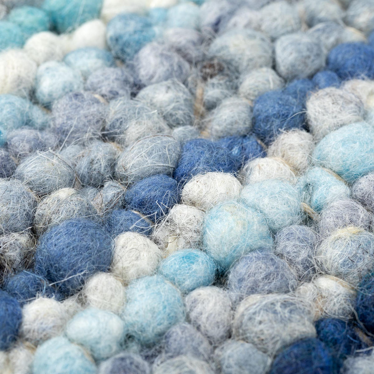 FLACHGEWEBETEPPICH 170/230 cm Schwansee - Blau, Naturmaterialien (170/230cm)