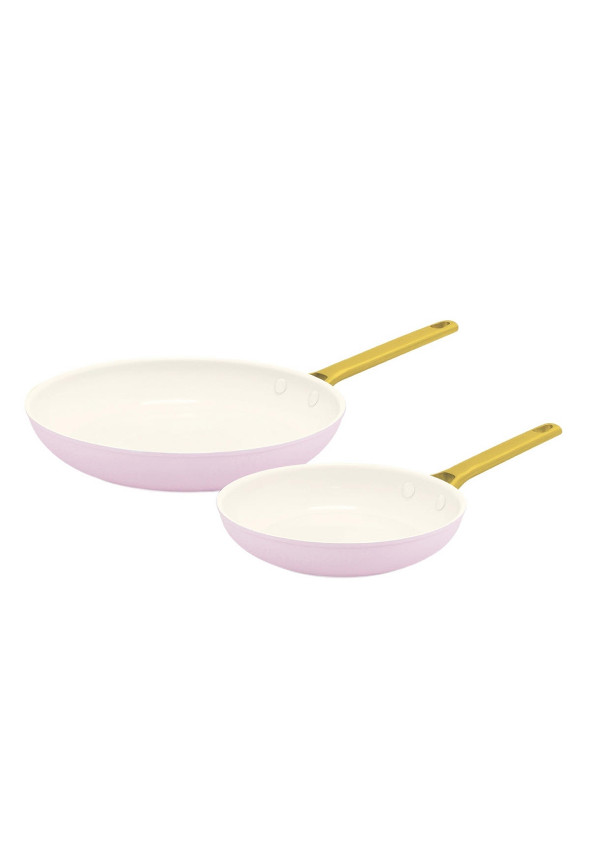 KOCHGESCHIRR-SET Padova Reserve 10er Set - Pink/Rosa, Metall - GreenPan