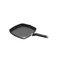 GRILLPFANNE - Grau, Metall (28cm) - Stoneline