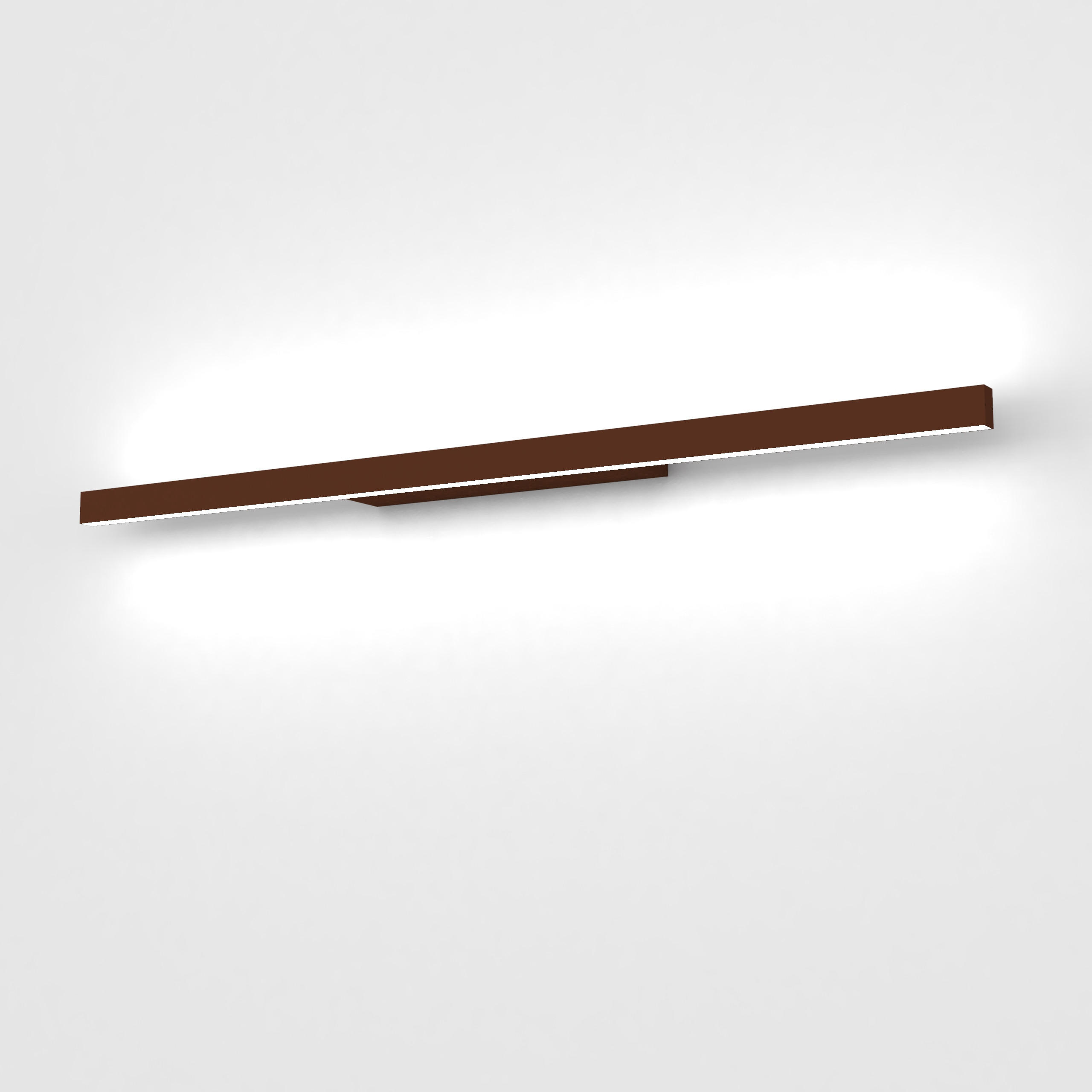 LED-WANDLEUCHTE - Dunkelbraun, Metall (90/3.1/7cm) - Lumicom