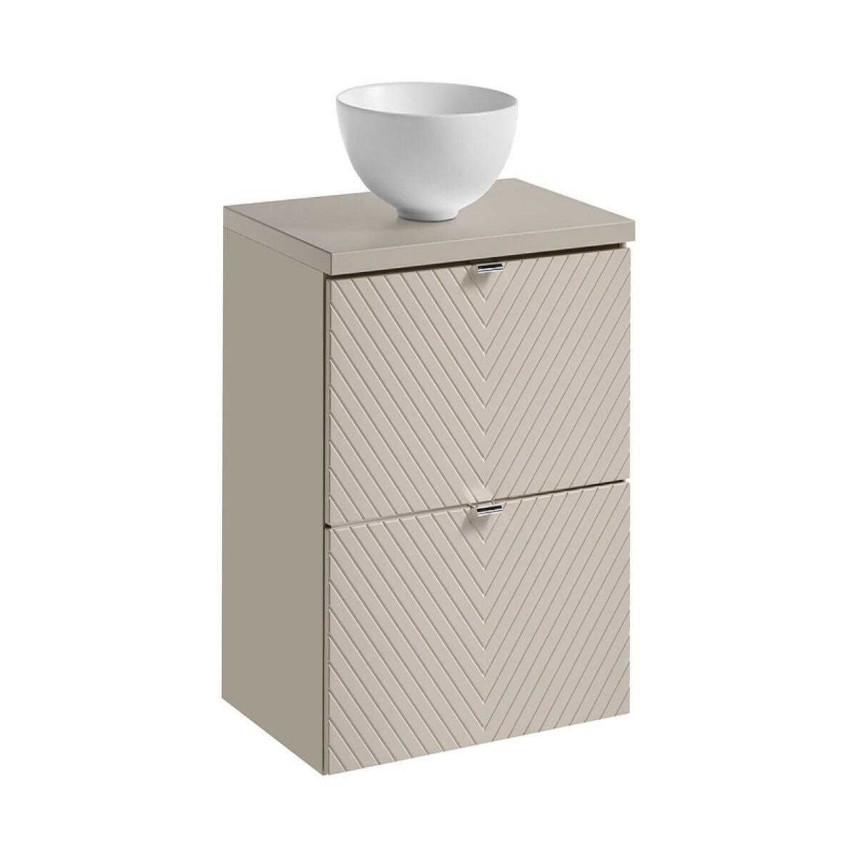 WASCHTISCHKOMBI 60 cm 3Teile - Nova Oak N BM277 in Kaschmir/Matt - Kaschmir, Holz (60/57/40cm)