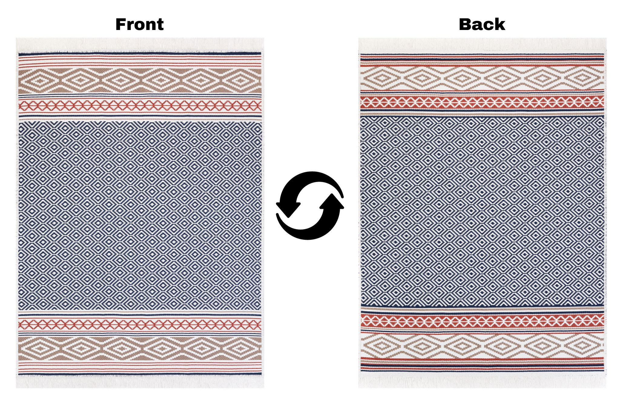 Thumbnail - Tapiso Teppich, Grau, Rot, Textil, 160x230 cm, Teppiche & Böden, Teppiche