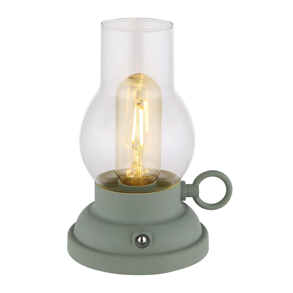 LED TISCHLEUCHTE PETRO Grün - Grün, Glas (12.5/10.7/17.5cm) - Globo Lighting