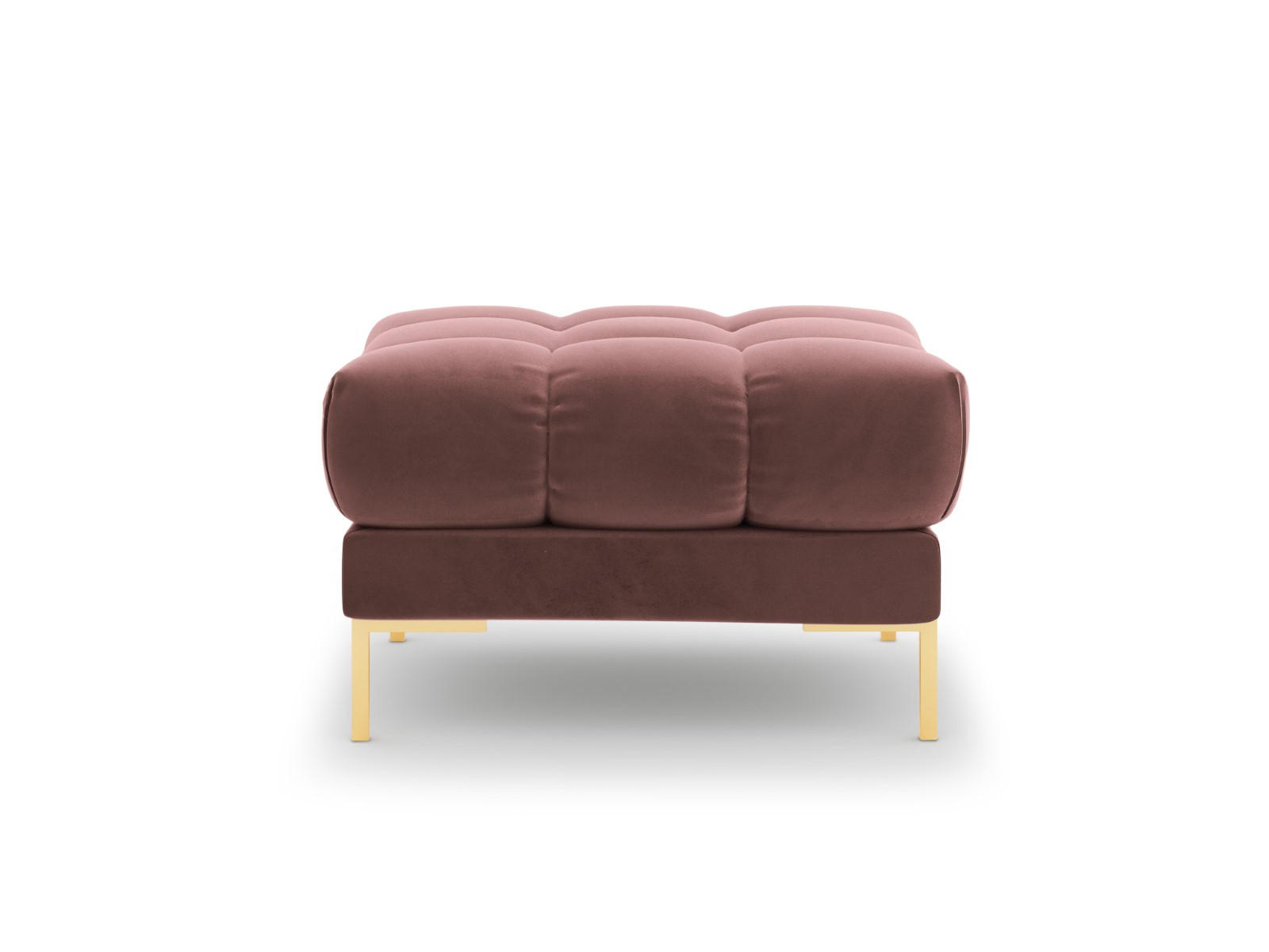 POUF Mamaia aus Samt rosa - Pink, Textil (60/41/60cm) - Micadoni