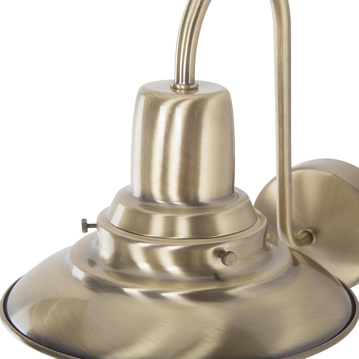 WANDLEUCHTE Luza 20/20/21 cm - Messingfarben, Metall (20/21/20cm) - Beliani