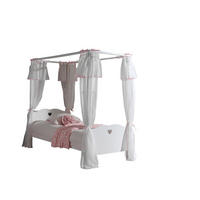 HIMMELBETT Kamila 212x198x98 aus MDF in Weiß - Pink/Weiß, Holzwerkstoff (90/200cm) - 58aufmkessel