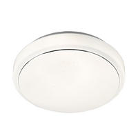 LED DECKENLEUCHTE Weiß Kunststoff - Weiß, Metall (28/28/8.5cm) - Briloner