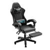 GAMINGSTUHL Schwarz,mit Massage,Fußstütze, Ergonomisch, Verstellbar - Schwarz, Metall (26/59/77cm) - Rattrix