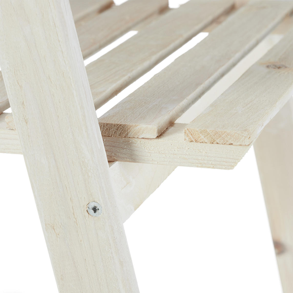 BLUMENTREPPE - Weiß, Holz (41/51/25cm) - Relaxdays