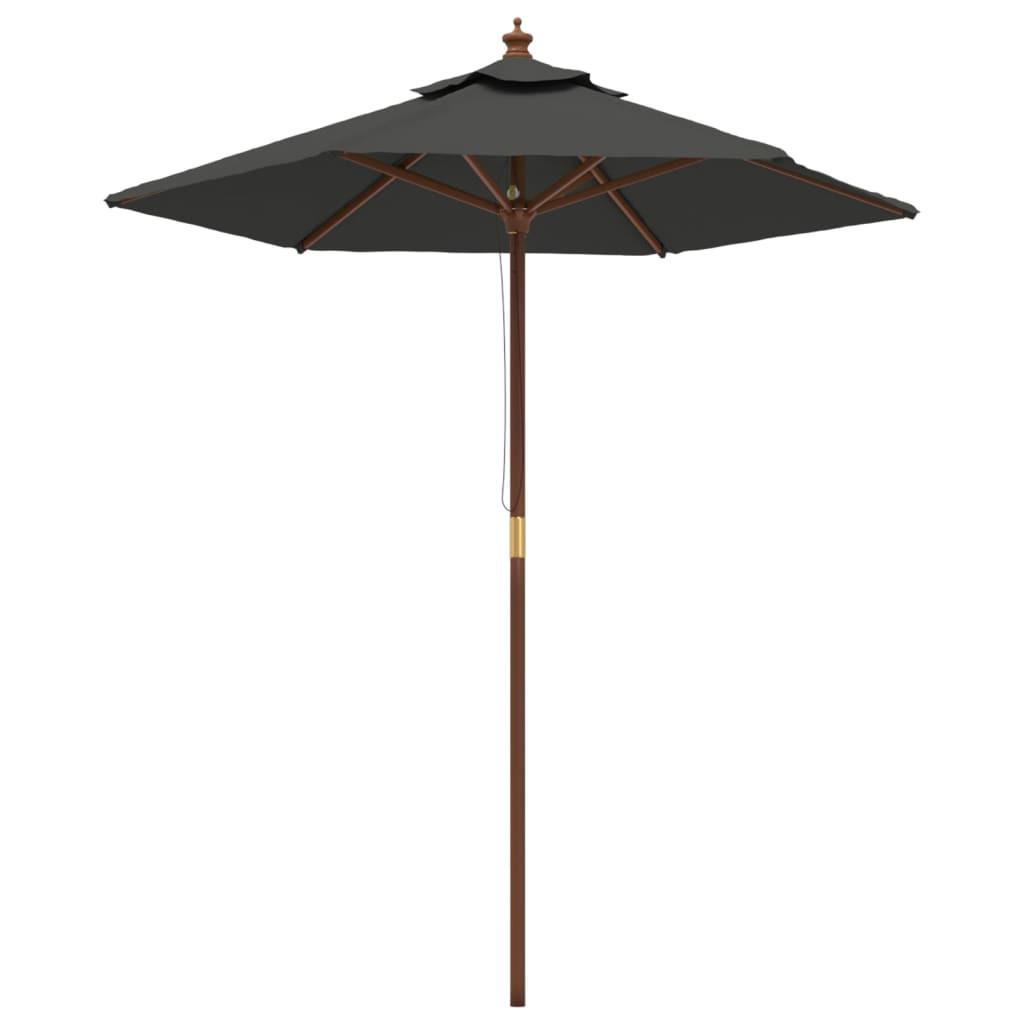 furnicato Sonnenschirm Anthrazit 196x196 cm