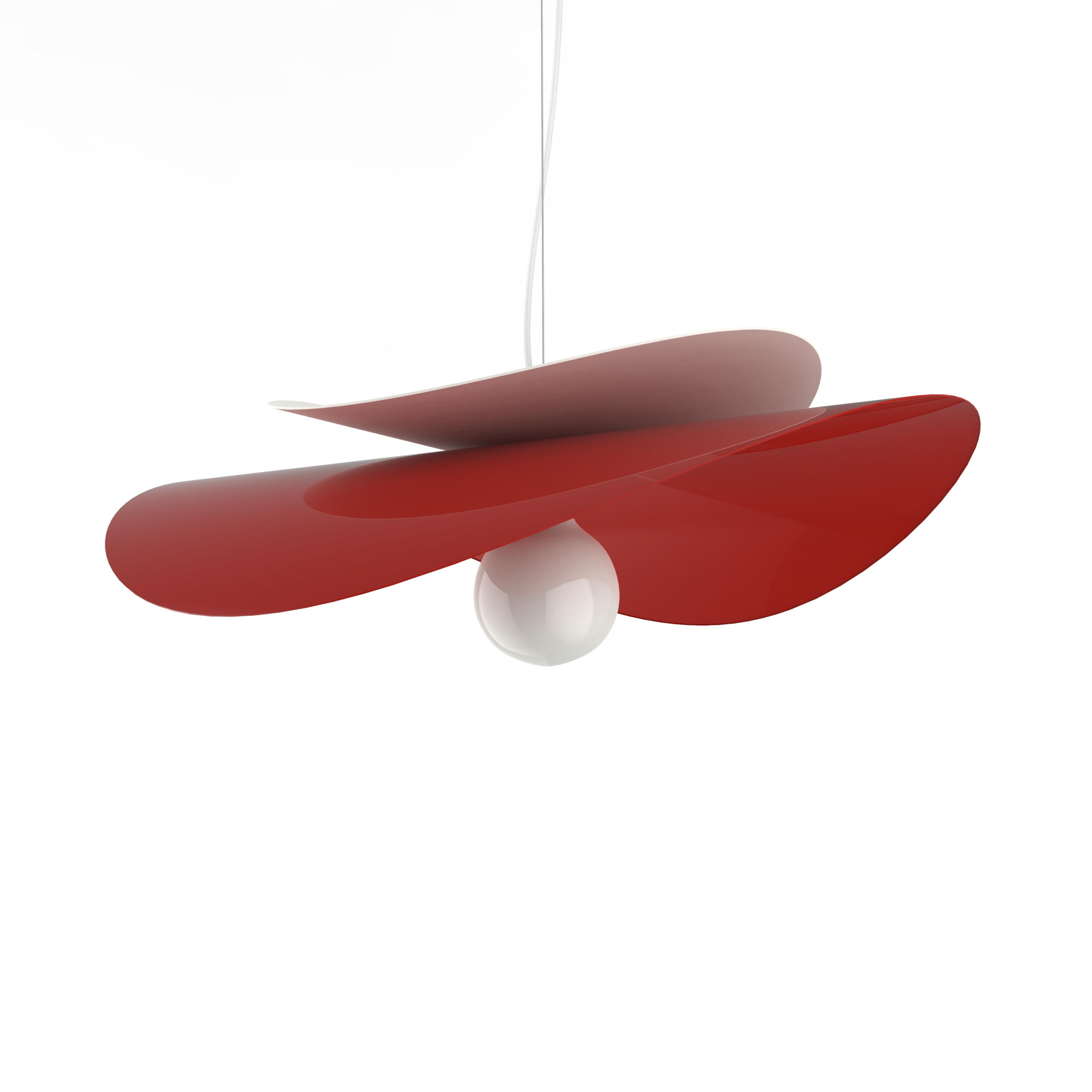 Lumicom Hängeleuchte Rot 60x120x60 cm