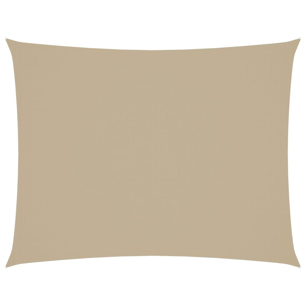 SONNENSEGEL Oxford-Gewebe Rechteckig 3x6 m Beige - Beige, Textil (600/300cm) - furnicato
