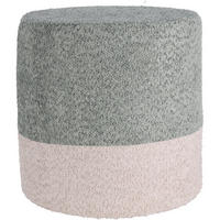 BOUCLE zweifarbig 35/35/34 cm - Blau, Textil (35/34/35cm) - Home Styling Collection