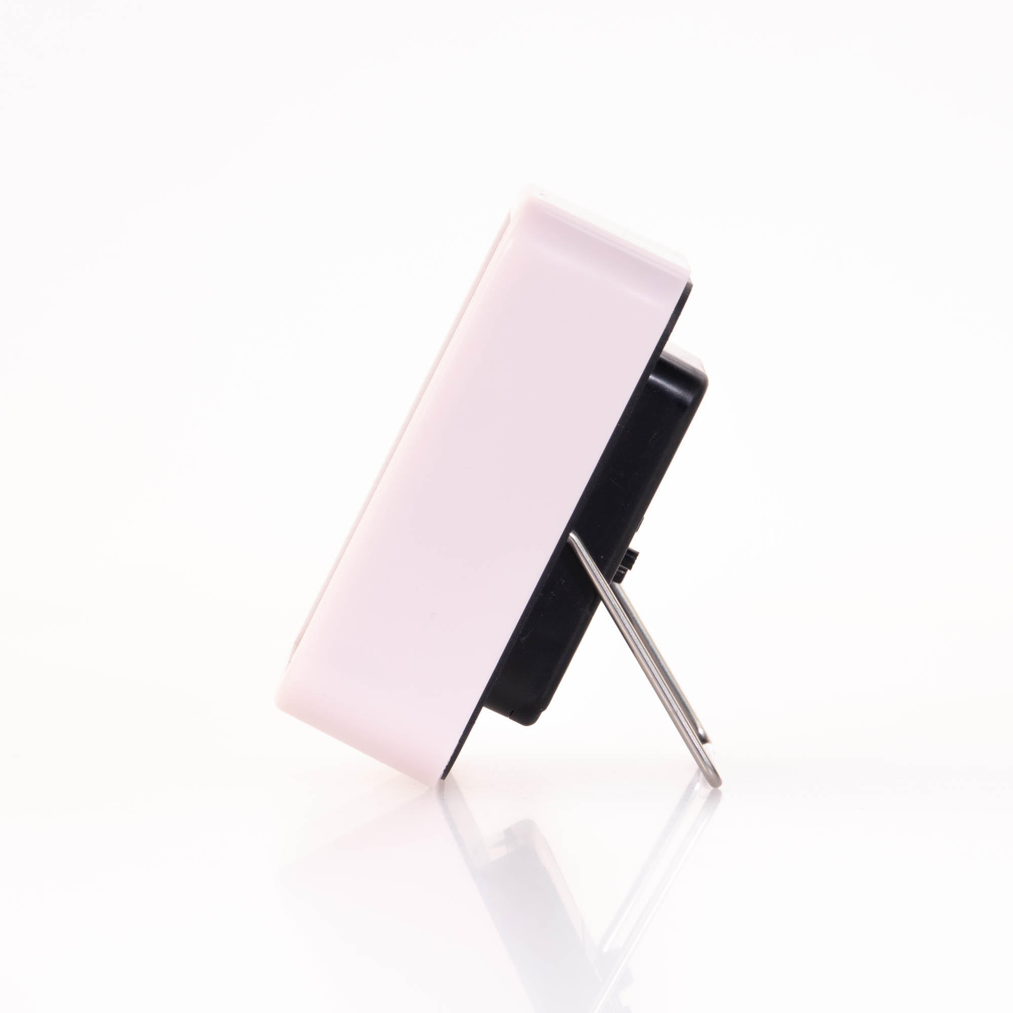 TISCHUHR für Schlafzimmer Wecker mit Quarzwerk pink 4/8/8 cm - Rosa, Kunststoff (8/8/4cm) - Atmosphera Createur d´interieur