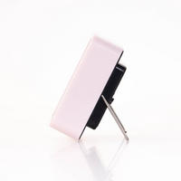 TISCHUHR für Schlafzimmer Wecker mit Quarzwerk pink 4/8/8 cm - Rosa, Kunststoff (8/8/4cm) - Atmosphera Createur d´interieur