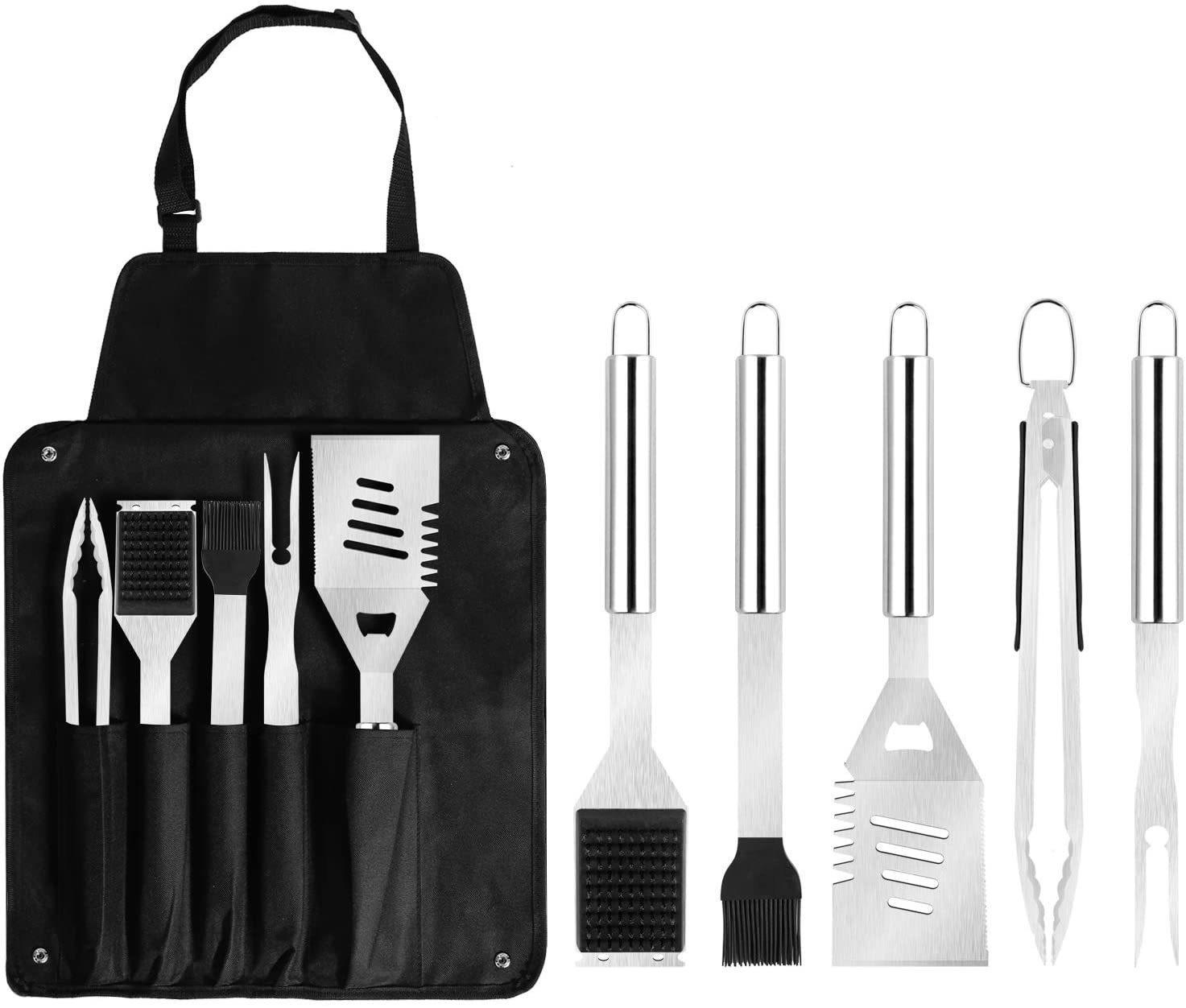 GRILLBESTECK 6-teiliges Set - Multicolor, Metall (43cm)