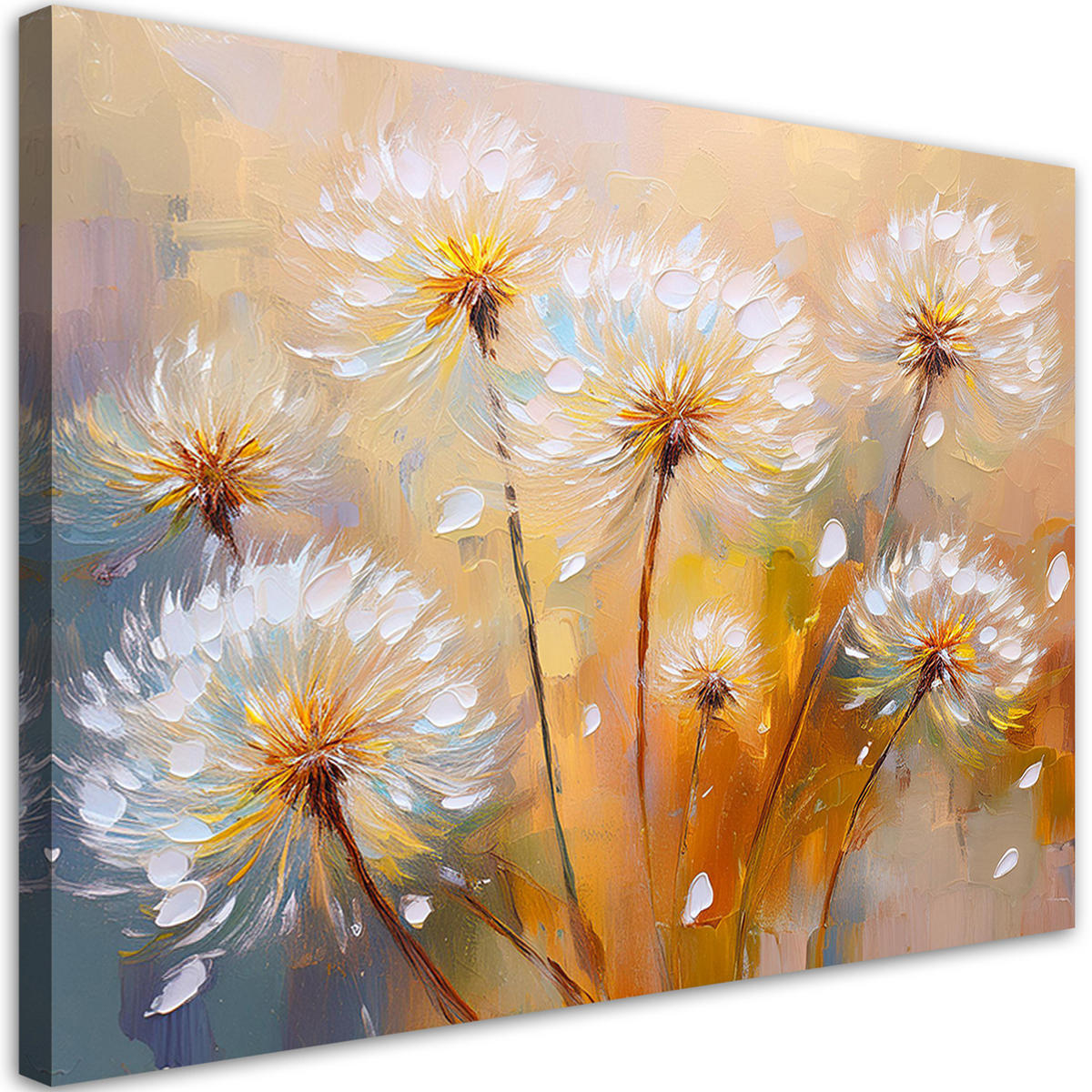 WANDBILD blütenblätter botanik natur - Beige, Textil (60/40cm) - Feeby