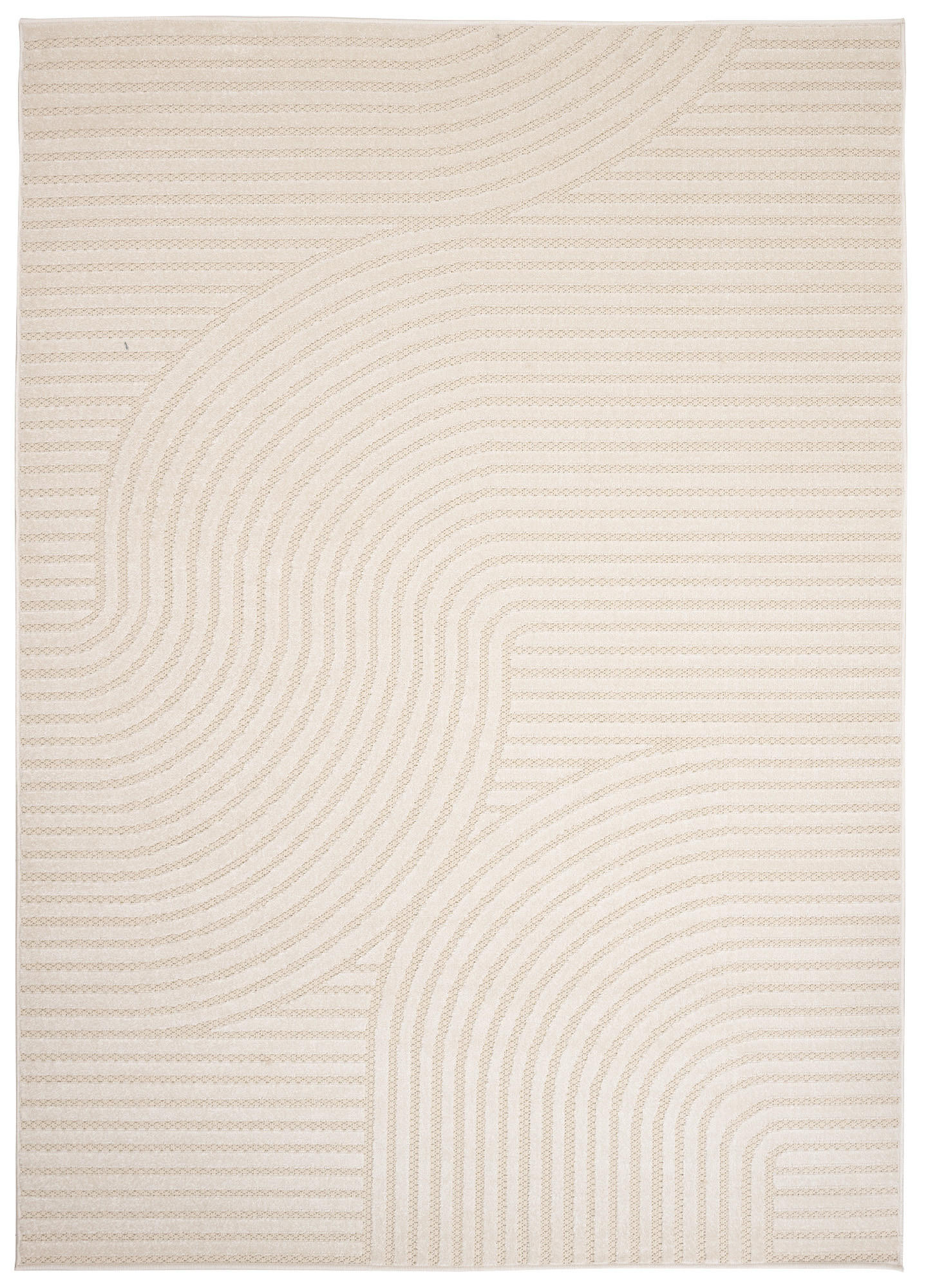 TEPPICH PATIO Creme 120/170 cm - Creme, Kunststoff (120/170cm) - Tapiso