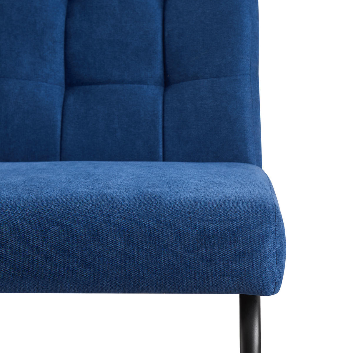 SCHWINGSTUHL SOFIA Blau 2 Stück - Blau, Textil/Metall (48/97/60cm) - B&D Home