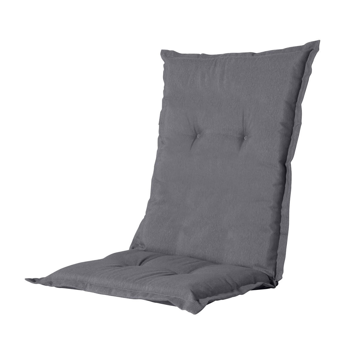 GARTENSTUHLKISSEN Oxford 105/50 cm 4er-Set - Grau, Textil (50/6/105cm) - Madison
