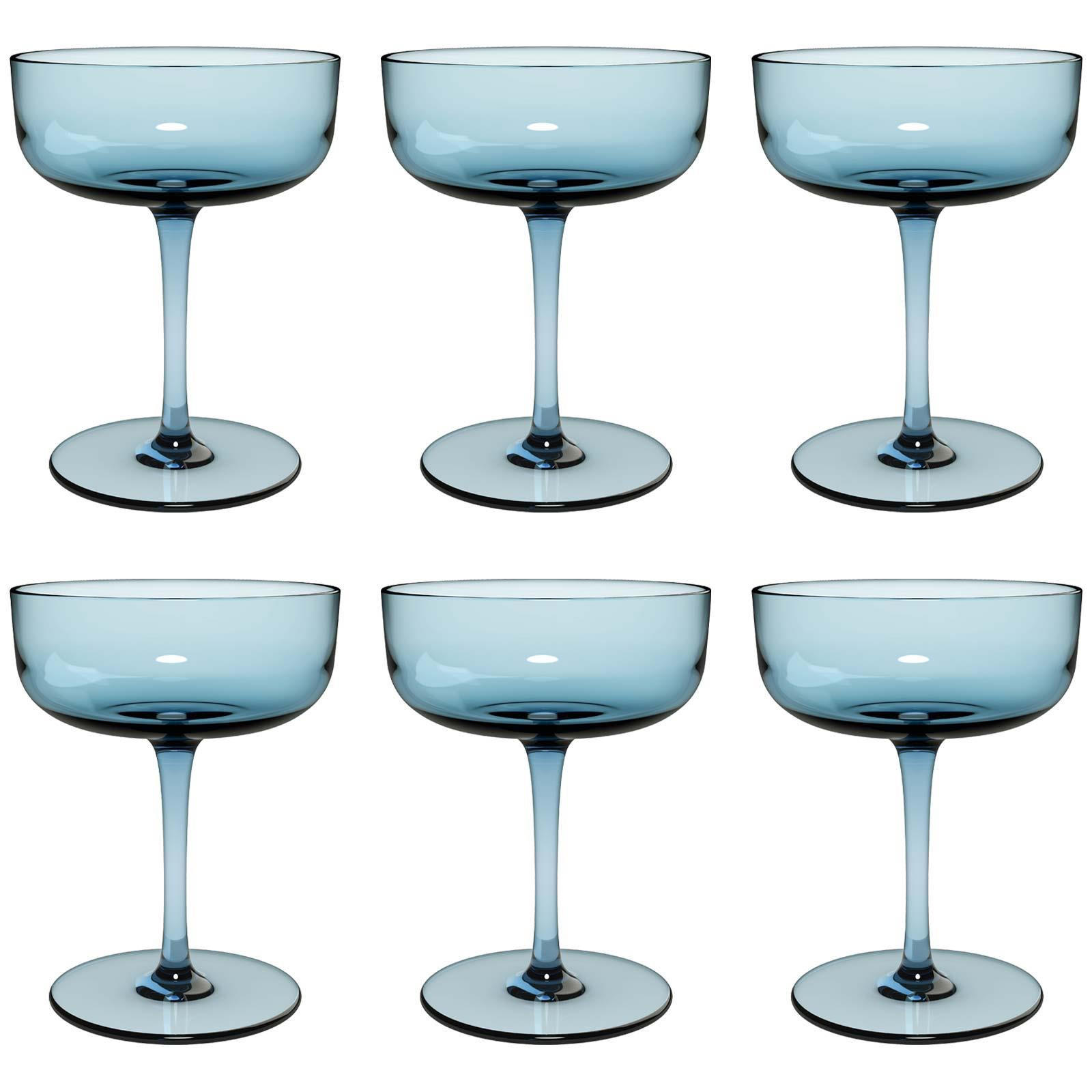SEKTSCHALEN / DESSERTSCHALEN Like Glass Ice 100 ml 6er Set - Blau, Glas (0.1L) - like.Villeroy & Boch