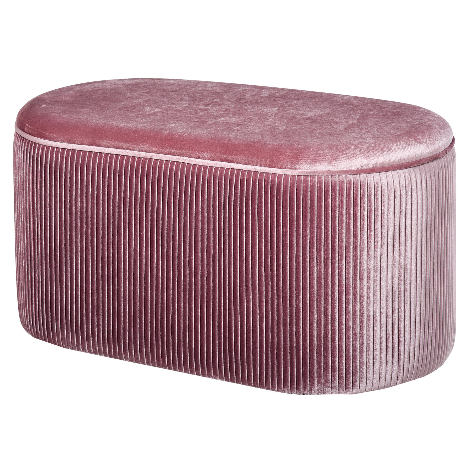 SITZBANK, Polsterbank, elegant Rosa - Rosa, Kunststoff (40/41/81cm) - HOMCOM