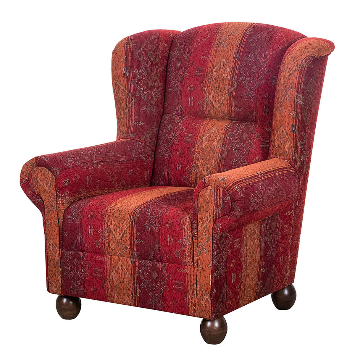 OHRENSESSEL - Webstoff - Rot - Rot, Textil (91/99/90cm) - home24