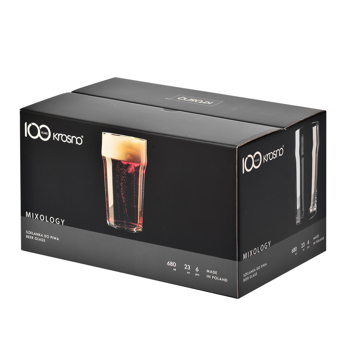 BIERGLÄSER Mixology, 6er-Set, 500 ml - Transparent, Glas (0.5L) - Krosno Glass