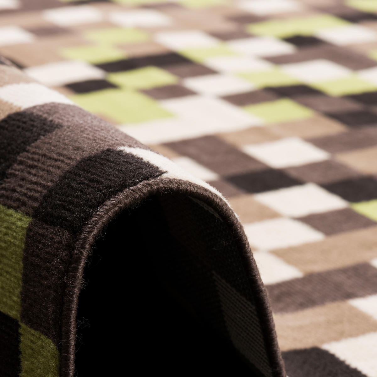 TEPPICH MODERN TRENDLINE PIXEL - Beige, Textil (140/200cm) - Pergamon