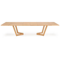 ESSTISCH Massive Eiche Natur 340 / 90 / 77cm - Eichefarben, Holz (90/340/77cm) - Feldmann-Wohnen