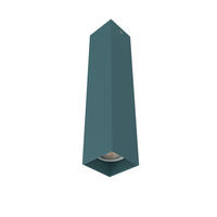 DECKENLEUCHTE Cube H30 - Blau, Metall (6/6/30cm) - Lumicom