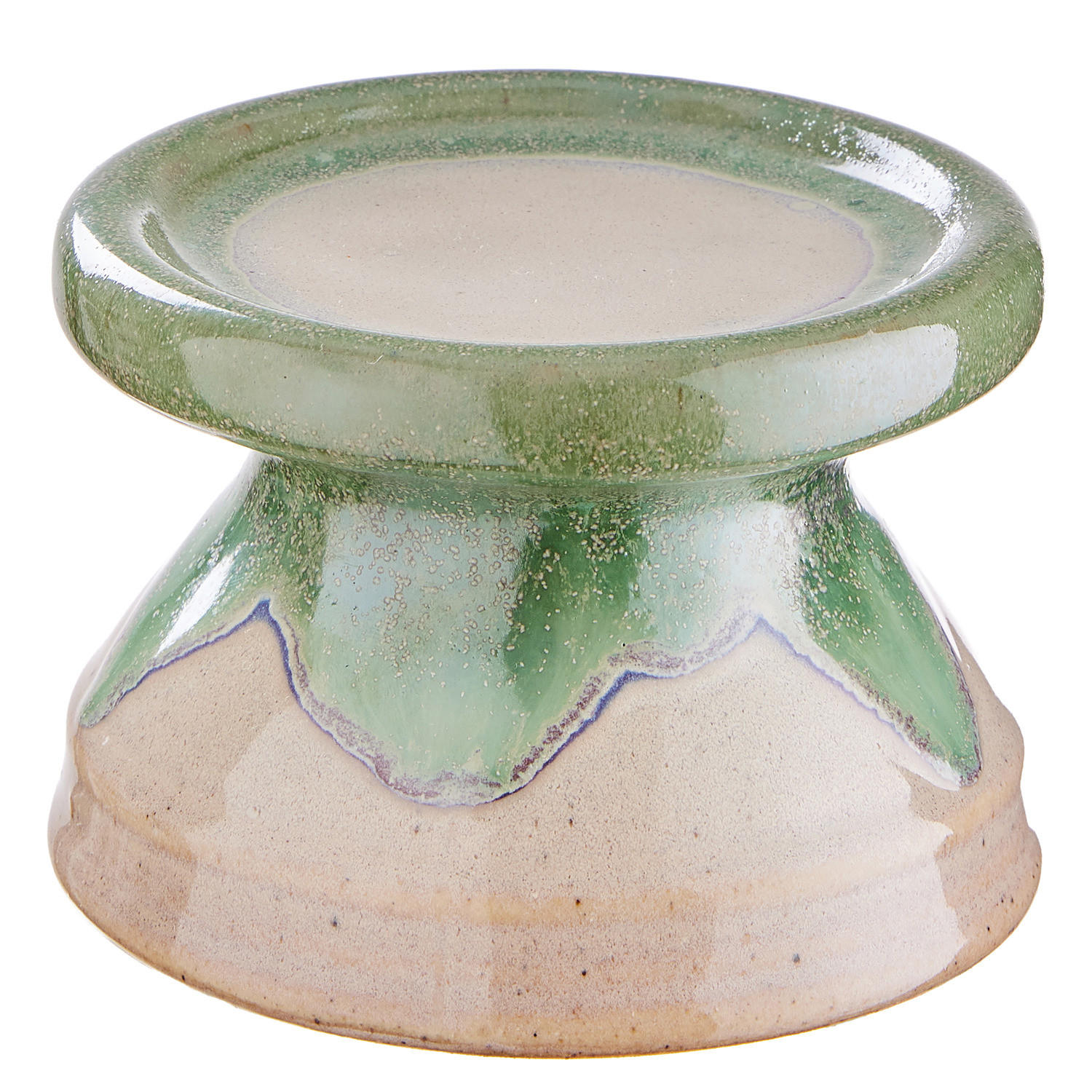 KERZENHALTER Seventies - Beige, Keramik (11/8/11cm) - Butlers