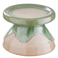 KERZENHALTER Seventies - Beige, Keramik (11/8/11cm) - Butlers