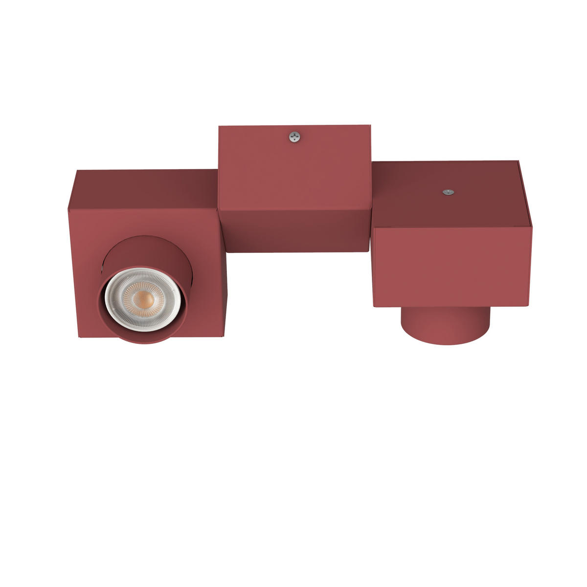 DECKENLEUCHTE - Rot, Metall (17/30/10cm) - Lumicom