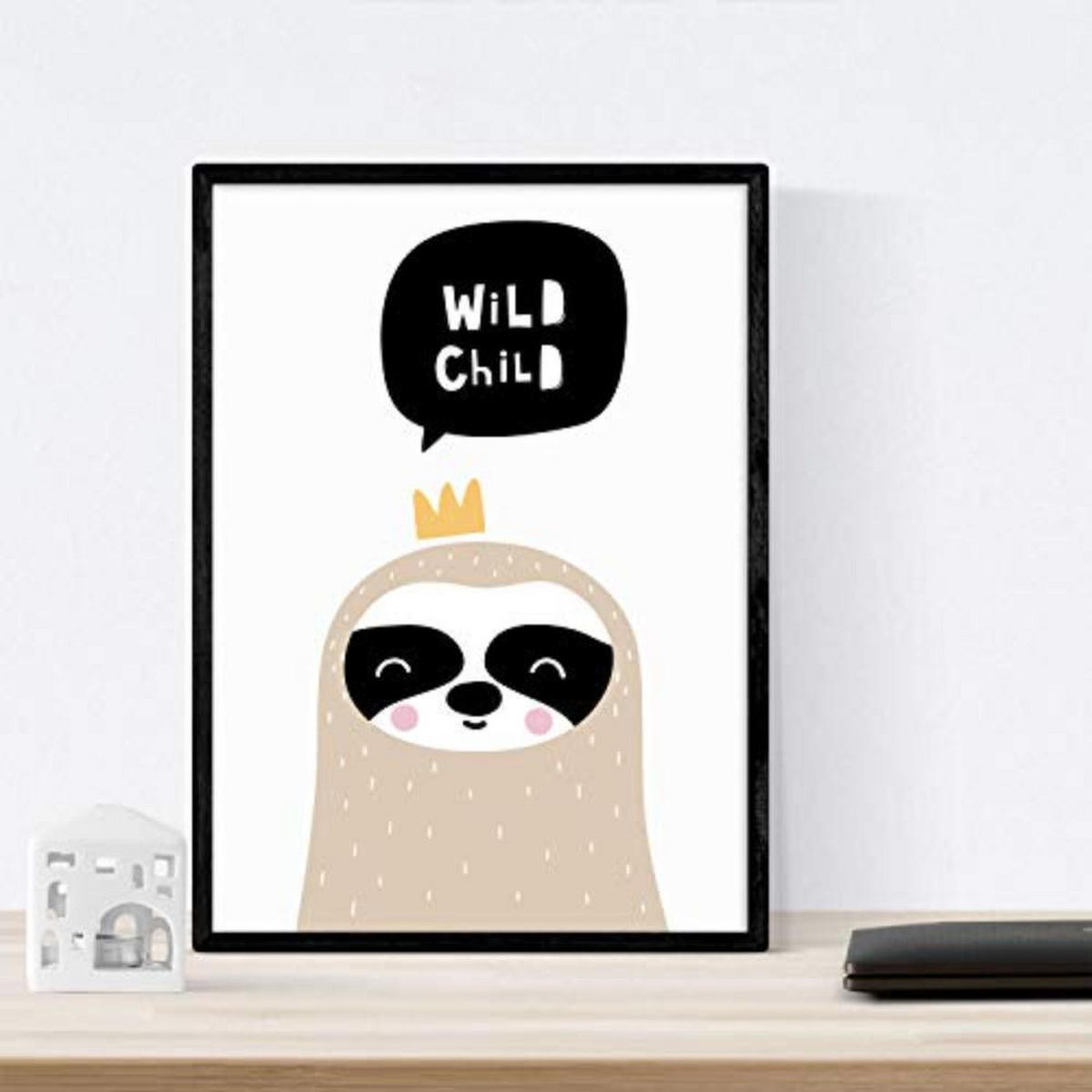 POSTER Set mit 4 Whale, Pinguin Dichtung und Eisbär Tieren A4 Rahmenlos - Klar, Papier (29.7/3cm) - Nacnic