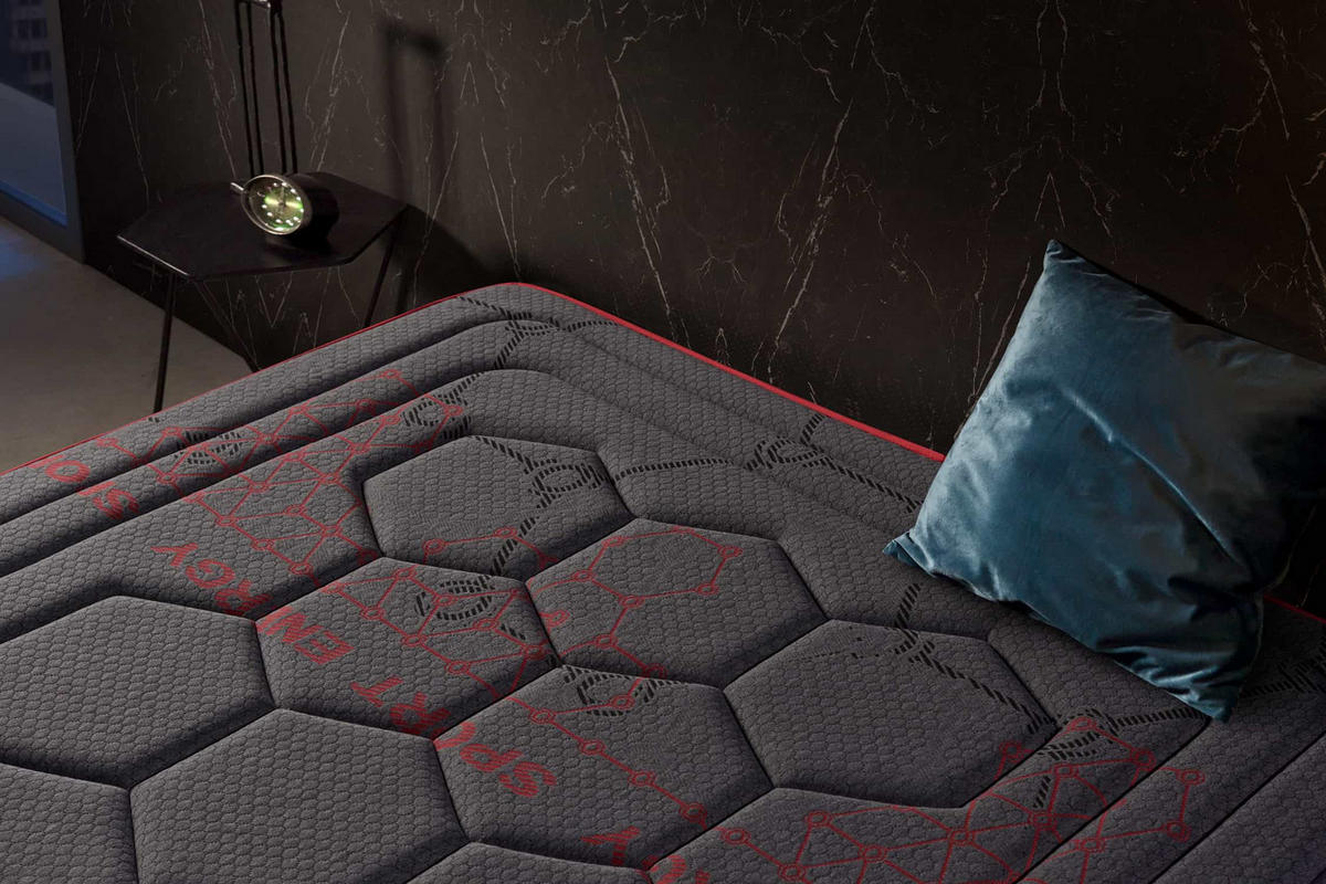 MATRATZE Hexaflex Moon 27cm., 180x200cm - Schwarz, Textil (180/200cm) - Moonia
