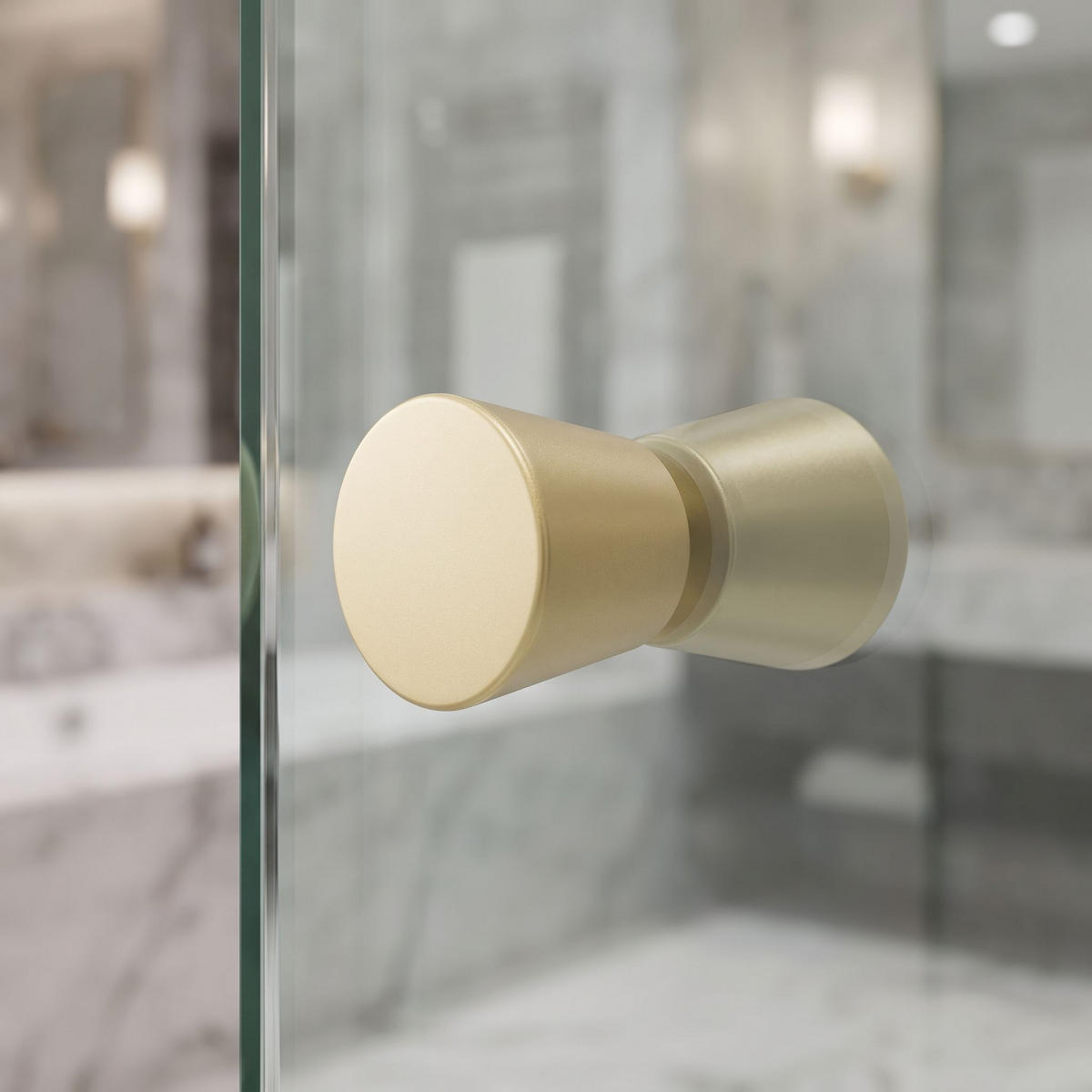 DUSCHTÜRGRIFF Rea 03 Brushed Gold - Goldfarben, Metall (3.4/2.9cm) - REA
